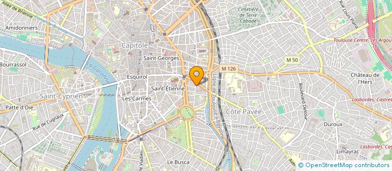 localisation de l'entreprise GEREMIA LOUIS IMMEU à TOULOUSE