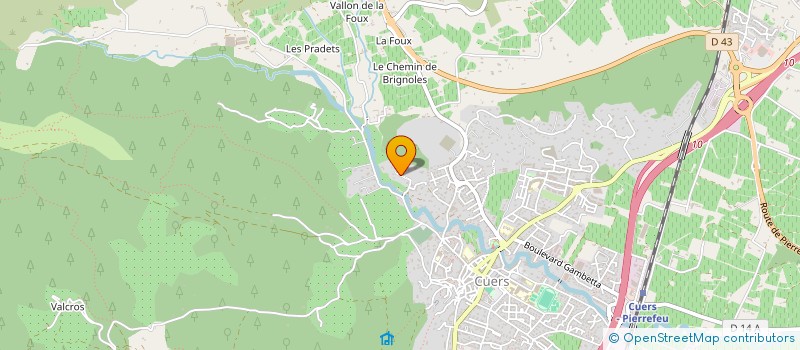 localisation de l'entreprise GEREMY à CUERS