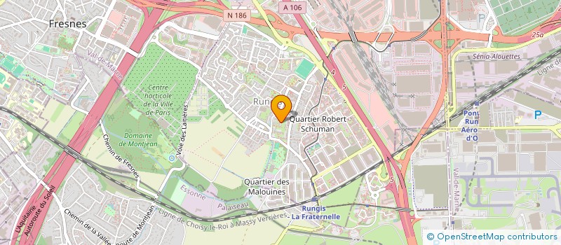 localisation de l'entreprise GERER  RUNGIS