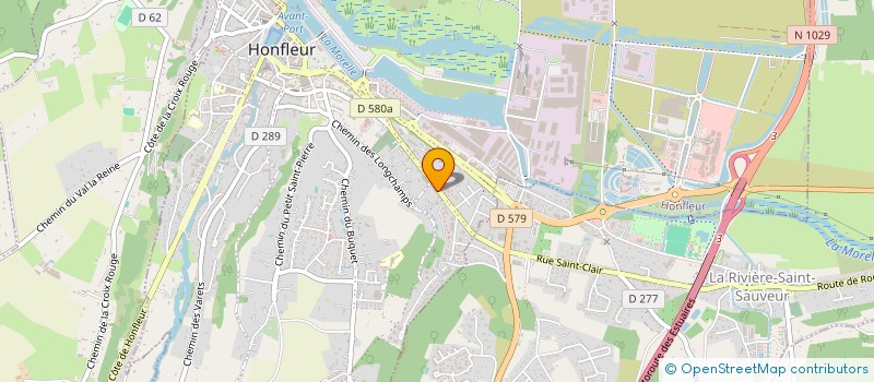 localisation de l'entreprise GERER  HONFLEUR