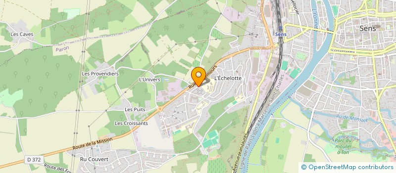 localisation de l'entreprise GERER ENTREPRENDRE COMPRENDRE TRANSMETTRE à PARON