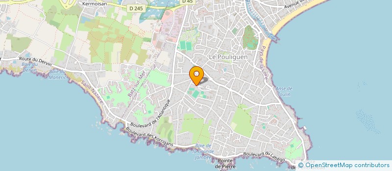 localisation de l'entreprise GERES  LE POULIGUEN