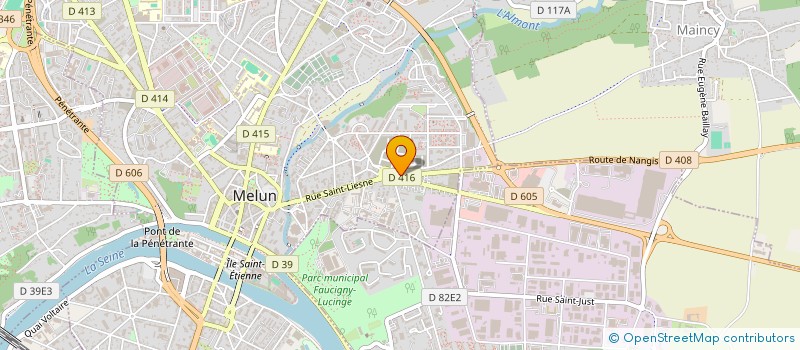 localisation de l'entreprise GERES RESTAURATION à MELUN