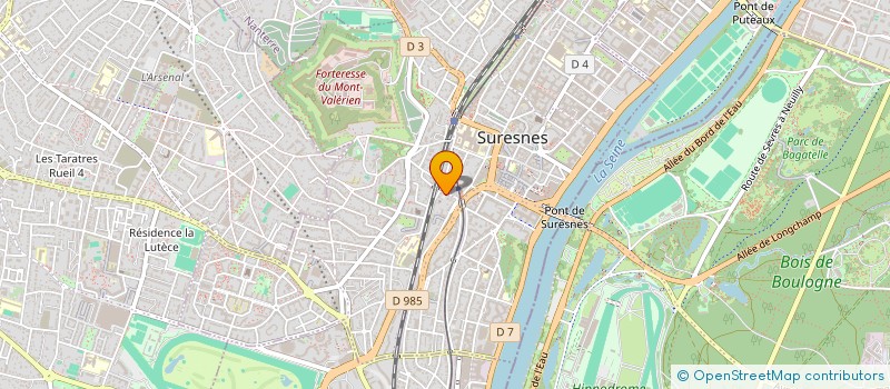 localisation de l'entreprise GERETTE à SURESNES