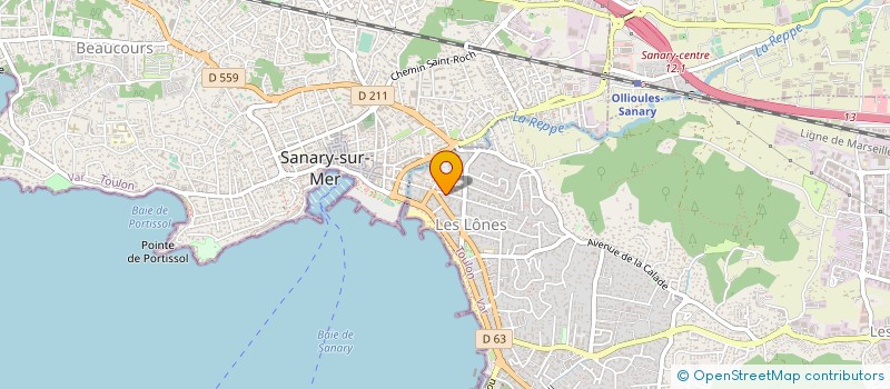 localisation de l'entreprise GERFAUD à SIX-FOURS-LES-PLAGES