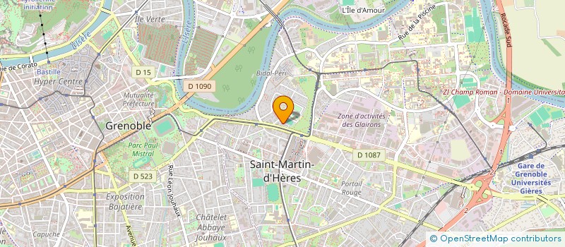 localisation de l'entreprise GERFAUD/GONTHIER  SAINT-MARTIN-D'HERES