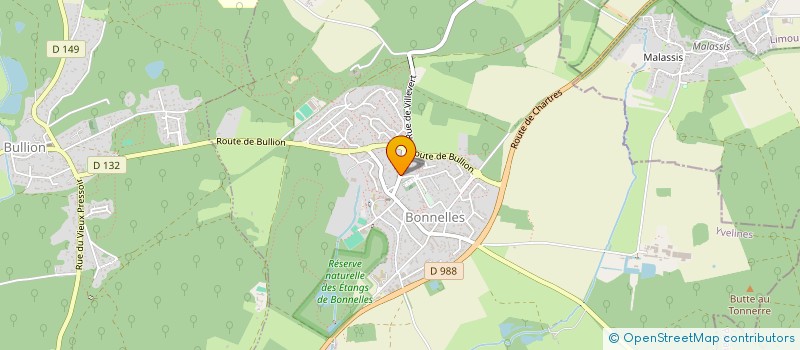 localisation de l'entreprise GERFAUT  BONNELLES