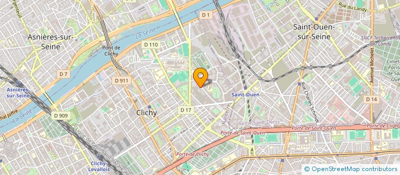 localisation de l'entreprise GERFAUT TRANSPORT COMPAGNY à CLICHY