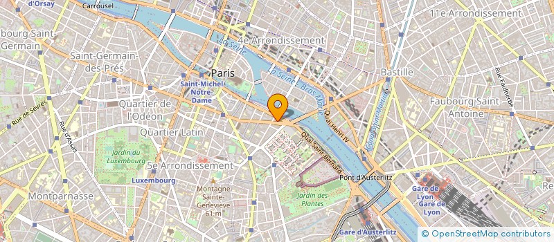 localisation de l'entreprise GERFILO à PARIS