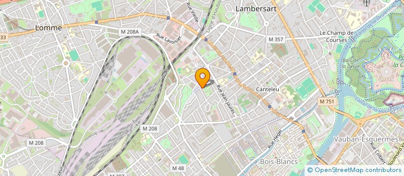 localisation de l'entreprise GERFLO 2  LA CHAPELLE-D'ARMENTIERES