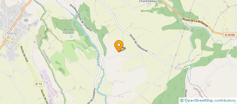 localisation de l'entreprise GERFOU à FORCALQUIER
