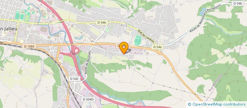 localisation de l'entreprise GERFRANNIE  RUY-MONTCEAU