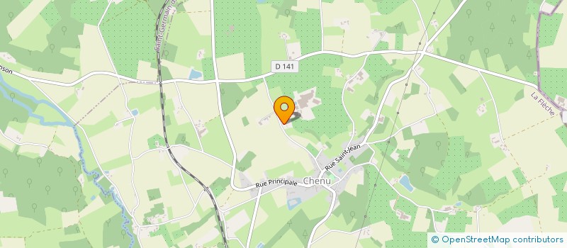 localisation de l'entreprise GERFRUITS à CHENU