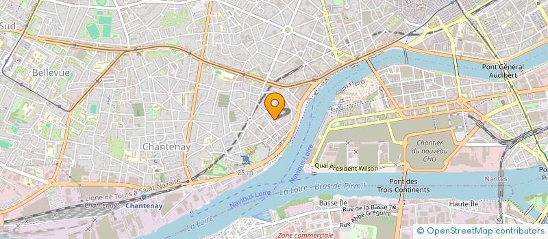 localisation de l'entreprise GERGAUD ERIC à NANTES