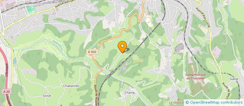 localisation de l'entreprise GERGELE DEVELOPPEMENT  BRIVE LA GAILLARDE