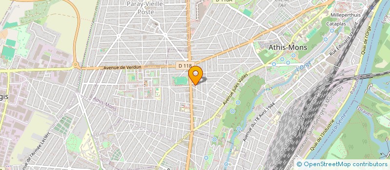 localisation de l'entreprise GERGELY  ATHIS-MONS