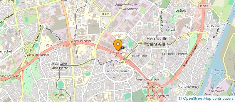 localisation de l'entreprise GERHAM  HEROUVILLE-SAINT-CLAIR