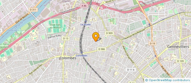 localisation de l'entreprise GERHAN à COLOMBES