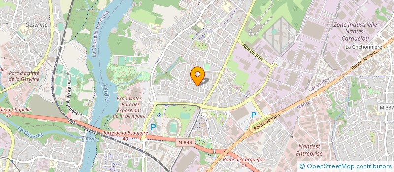 localisation de l'entreprise GERIAL à NANTES