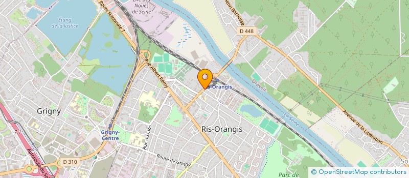 localisation de l'entreprise GERIARIS à RIS-ORANGIS