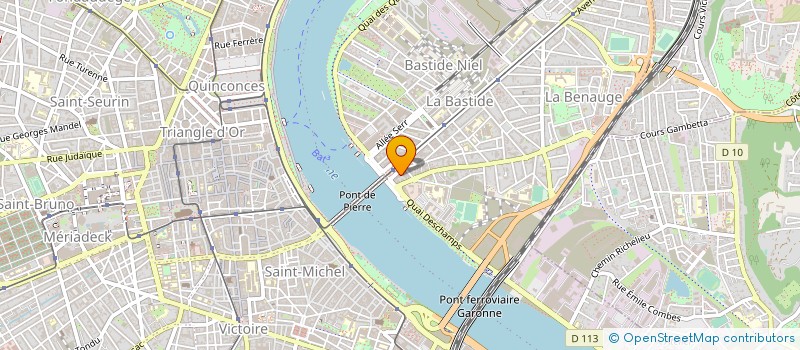localisation de l'entreprise GERIATECH à BORDEAUX