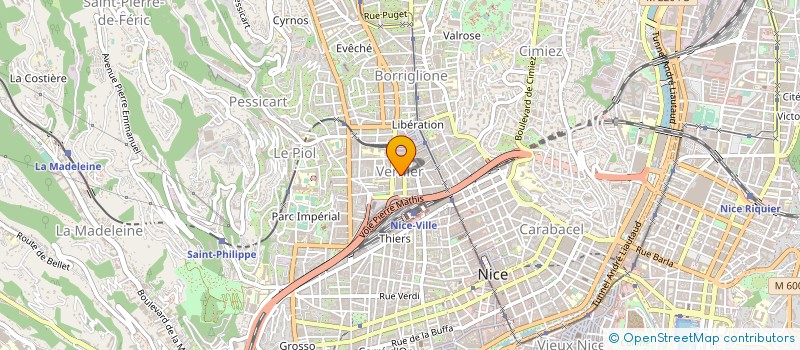 localisation de l'entreprise GERIATRIE SERVICES ASSISTANCE à NICE
