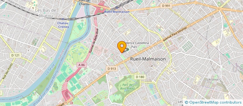 localisation de l'entreprise GERIC à RUEIL MALMAISON