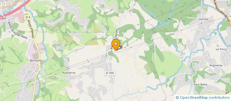 localisation de l'entreprise GERIC SCI  URRUGNE