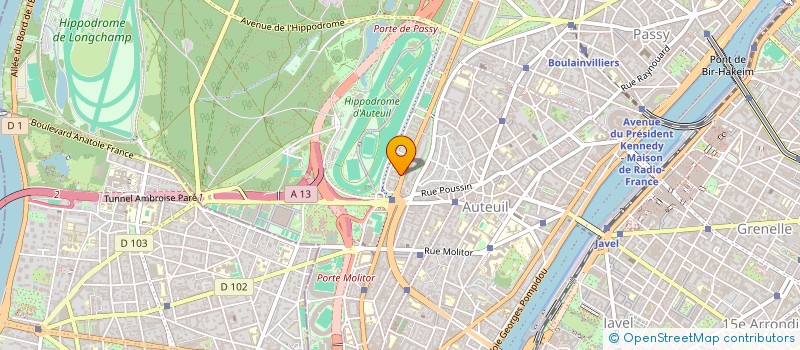 localisation de l'entreprise GERICAULT IMMOBILIER  PARIS