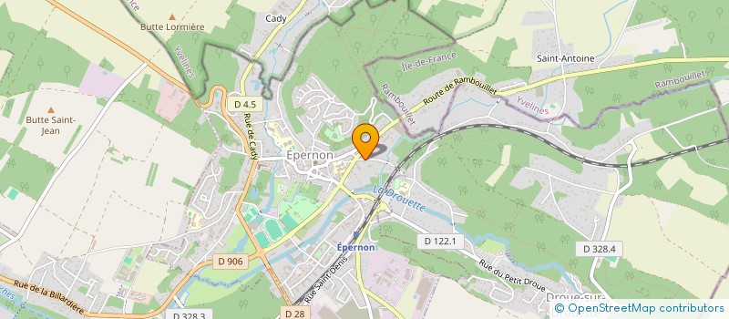 localisation de l'entreprise GERICO à EPERNON