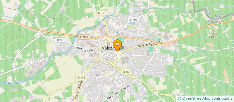 localisation de l'entreprise GERICOT à VALREAS