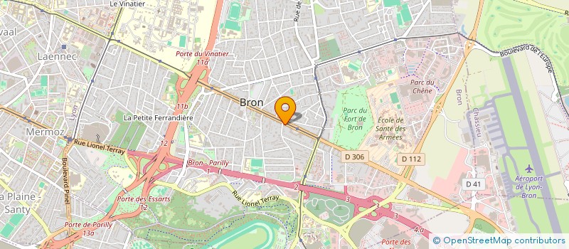 localisation de l'entreprise GERIM PARTNER'S à BRON