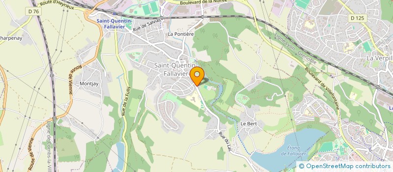 localisation de l'entreprise GERIMAGE à SAINT-QUENTIN-FALLAVIER