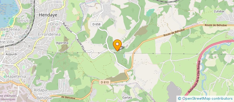 localisation de l'entreprise GERIMMO  URRUGNE