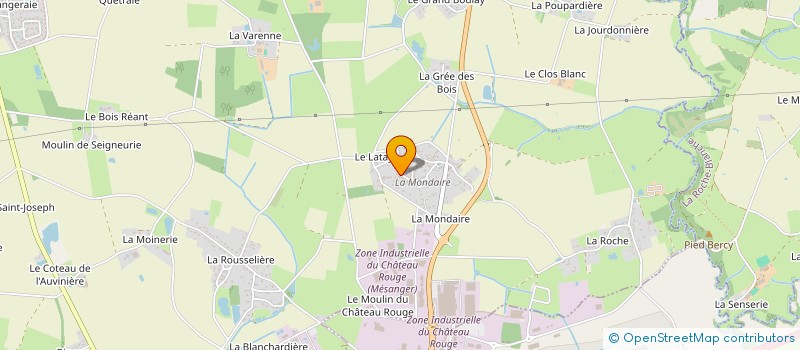 localisation de l'entreprise GERIMMO  MESANGER