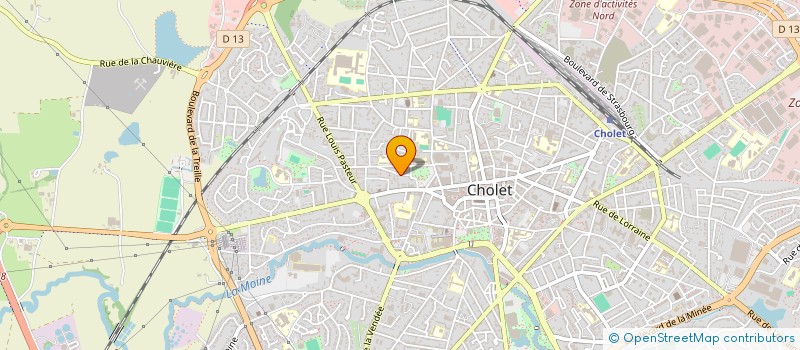 localisation de l'entreprise GERIMMO à CHOLET