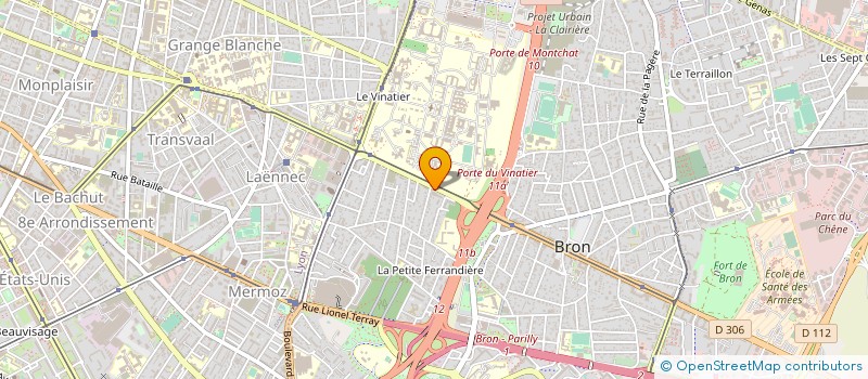 localisation de l'entreprise GERIN ET ROCH à BRON