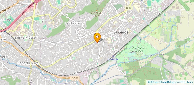 localisation de l'entreprise GERIN - ROCCHIA INDIVISION  LA GARDE