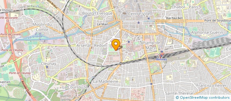 localisation de l'entreprise GERINTER à RENNES