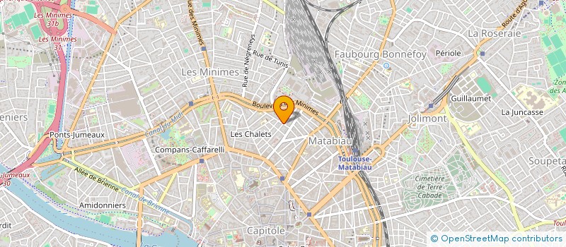 localisation de l'entreprise GERIS à TOULOUSE