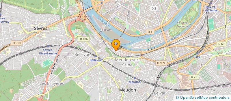 localisation de l'entreprise GERIS CONSULTANTS SAS à MEUDON