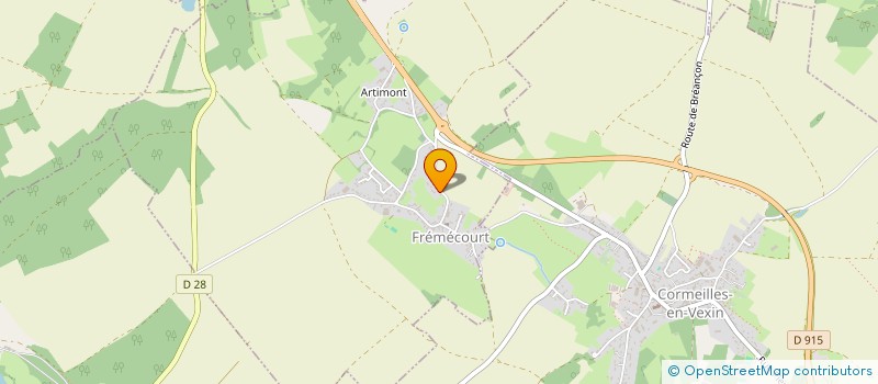 localisation de l'entreprise GERISA VINTER  FREMECOURT