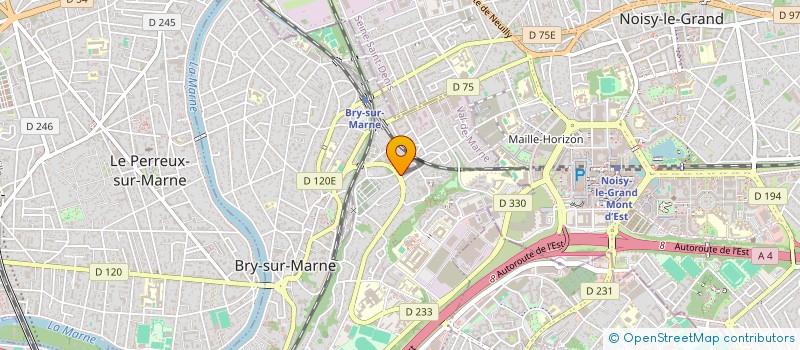 localisation de l'entreprise GERJA  BRY-SUR-MARNE