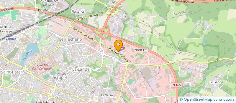 localisation de l'entreprise GERLA à VANNES