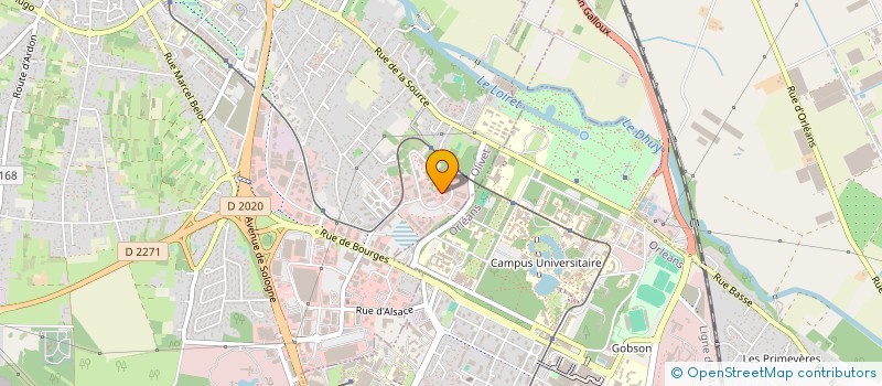 localisation de l'entreprise GERLAND INTERIM à OLIVET