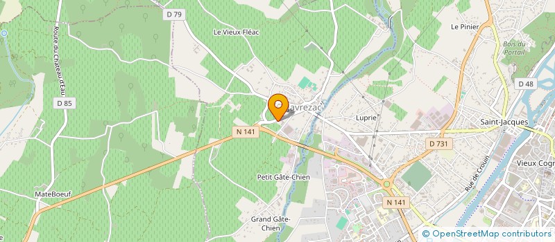 localisation de l'entreprise GERLAND SERVICES à JAVREZAC