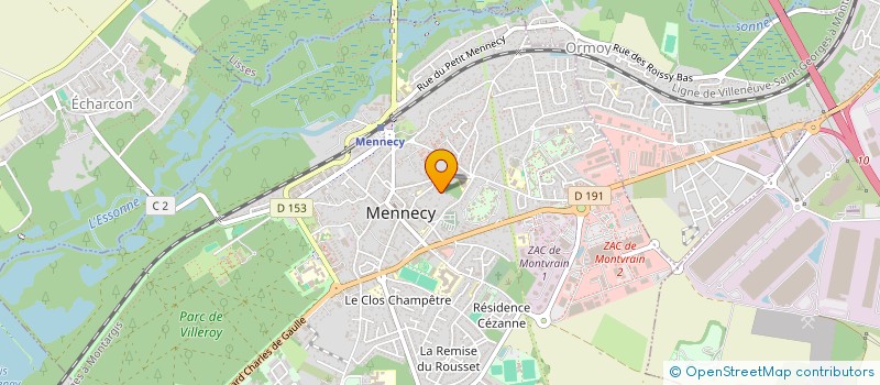 localisation de l'entreprise GERLEG à MENNECY