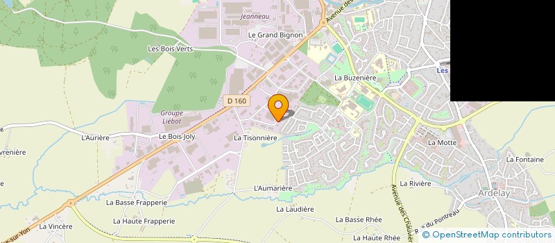localisation de l'entreprise GERLIN à LES HERBIERS