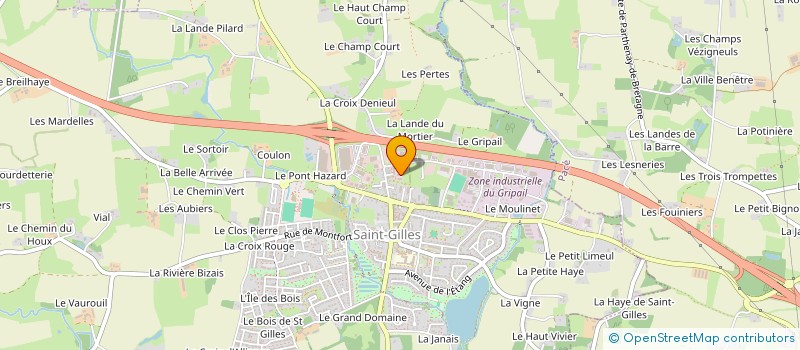 localisation de l'entreprise GERLINAMA à SAINT-GILLES