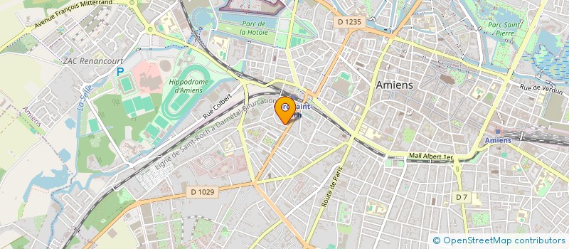 localisation de l'entreprise GERLOC THOMAS à AMIENS
